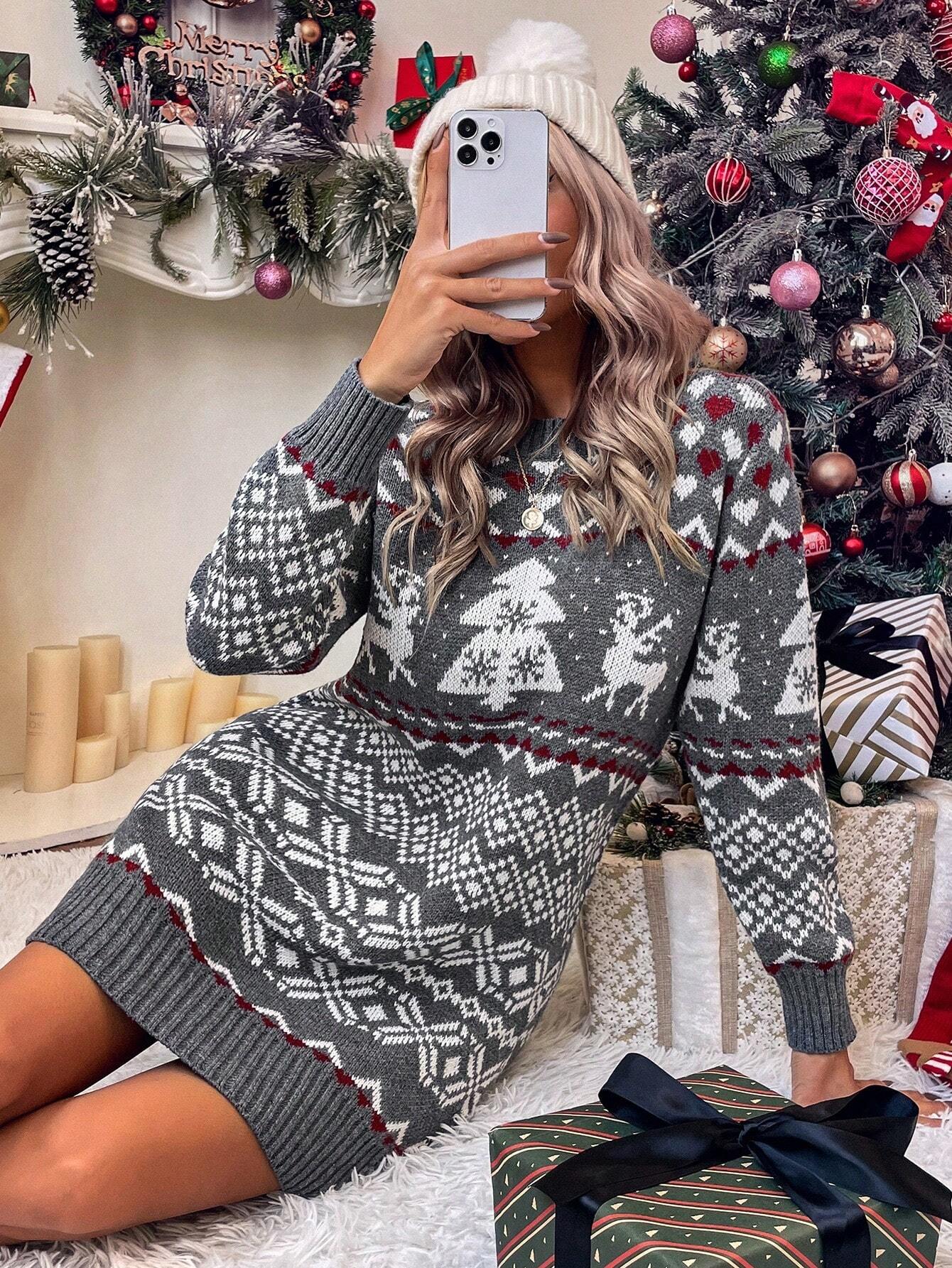 Christmas Sweater Dress