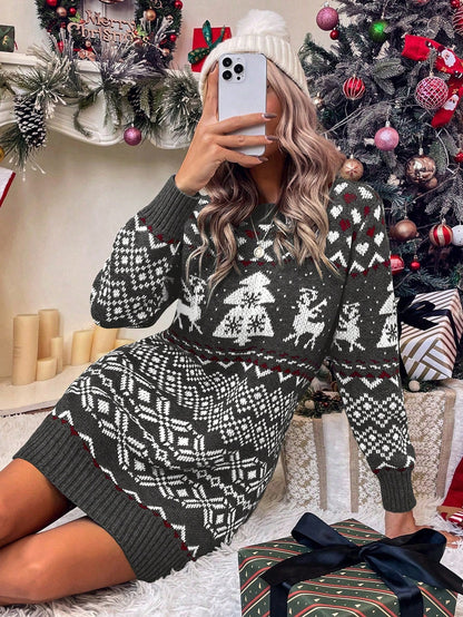 Christmas Sweater Dress